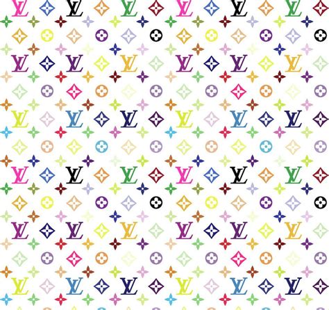 Louis Vuitton white pattern